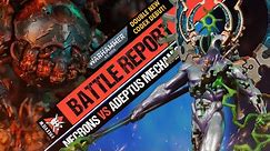 **NEW CODEX** Necrons vs Adeptus Mechanicus | Warhammer 40K Battle Report