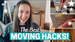 MOVING HACKS! THE BEST PACKING HACKS & TIPS FOR MOVING!