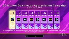 60 Million Downloads Appreciation Campaign | Yu-Gi-Oh! Master Duel
