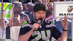 Chris Pratt shows Seattle Seahawks allegiance