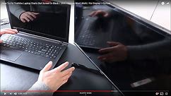 How To Fix Toshiba Laptop Black Screen Error - Computer Starts But Screen Black Fix
