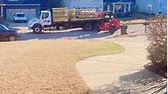 It took the Lowe’s delivery person to unload all of the materials for our fence less than 10 minutes all by himself. #forklift #deliveryservice #fenceinstallation #lowes #homeimprovements #homeownership #homeprojects | Jenn B Fernandez