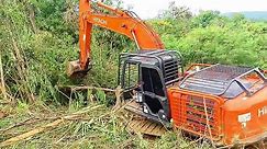 Precision Land Management Hitachi 210 MF Excavator Working in Plantations