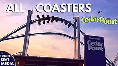 All Coasters at Cedar Point + On-Ride POVs - Front Seat Media