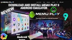 MEmu Play 9 : How To Download And Install Memu Android Emulator On Windows 100% Free (2024) [HINDI]