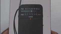Portable AM/FM Radio with Speaker and Headphone Jack #shorts