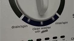 Amana washing machine on wash cycle