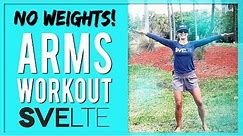 How to Tone Arms Without Weights | Amazing Arm Workout!