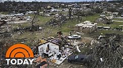 Full devastation of tornadoes in the South comes to light