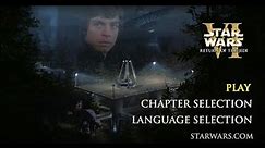 Star Wars Episode VI Return of the Jedi DVD Menu Endor Moon