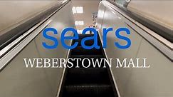 Sears Weberstown Mall Stockton CA, Single File Vintage Otis Escalators