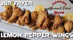 Delicious Air Fryer Lemon Pepper Wings | Air Fryer Recipes | Powerxl 10qt Air Fryer