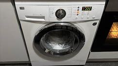 LG washing machine F1222TD full quickie 40c with full spin straight into my dryer I made