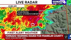 Tornado Warning for Franklin County