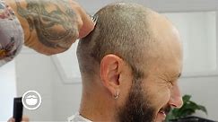 Head Shave Transforms Balding Guy's Look
