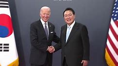 Biden meets new South Korean president in Seoul