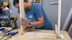 DIY kids table with storage