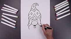 How To Draw a Christmas Gnome