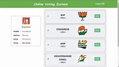 Online Voting System | Final Year Project in PHP | Computer Science Project