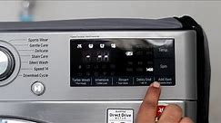 LG Fully Automatic Washing Machine Display Panel Operation