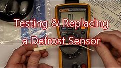 Testing and Replacing a GE Defrost Sensor - WR55x10025