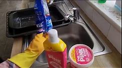 ASMR Cleaning Dirty Oven pan