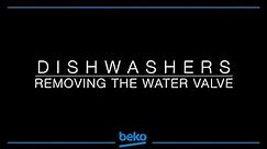 Dishwashers - Removing The Water Valve