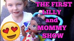 BABY ALIVE has a FUN DAY OUT. The FIRST Lilly and Mommy Show! The TOYTASTIC Sisters. FUNNY SKIT
