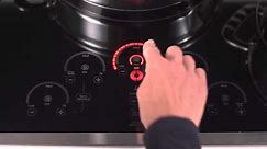 GE Profile Electric Cooktops - Glide Touch Controls