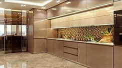 100 Modular Kitchen Designs 2024 Open Kitchen Cabinet Colours| Modern Home Interior Design Ideas P11