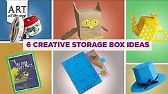 6 Creative storage box ideas | Desk organizers | Storage Idea Compilation | @VENTUNOART