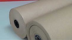 What is the difference between kraft and recycled paper rolls?