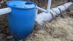50 gallon drum septic tank and chambers DIY septic system for your cabin, tiny house or camper.