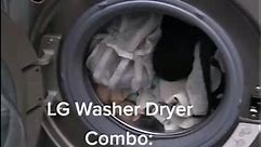 Here's how to use LG dryer combo's standard wash dry cycle. Easy when you know how! #lg #washerdryer #lgwasherdryercombo #washerdryercombo