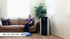 Whynter 9,200 BTU Portable Air Conditioner Cools 500 Sq. Ft. with Dehumidifier, Remote and Carbon Filter in Black ARC-14S