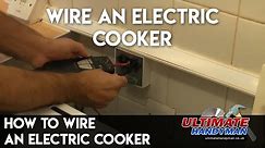 How to wire an electric cooker