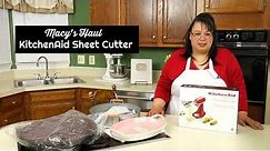 KitchenAid Stand Mixer Sheet Cutter ~ Macy's ThirstyStone Kitchen & Home Decor ~ What's Up Wednesday