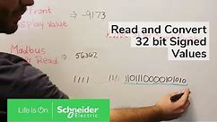How to Read and Convert 32 bit Signed Values | Schneider Electric Support