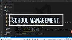 SCHOOL MANAGEMENT SYSTEM || REACT JS || DEMO #reactjs #programminglife #programming #education