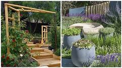 266 beautiful ideas for a backyard, front yard and patio with a firepit and garden paths!