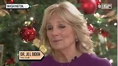 Dr. Jill Biden tours the White House's holiday makeover