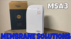 Membrane Solutions MSA3 Air Purifier w/ True HEPA Filter Triple stage Removes Odor