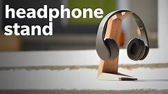 How To Make A DIY Headphone Stand - Woodworking