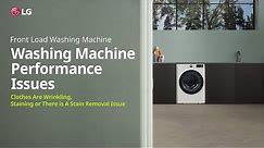 LG Washer : How to repair Washing Machine Performance Issues | LG