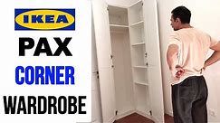 IKEA PAX Corner Wardrobe Assembly - Ikea Corner Closet Assembling