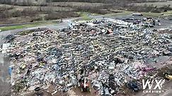 Mayfield, Ky Tornado Damage Drone 4k