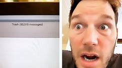 Chris Pratt accidentally deletes ALL 51,000 of his emails