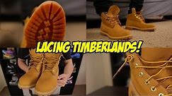 HOW TO LACE YOUR TIMBERLAND BOOTS