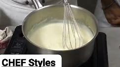 CHEF Styles - Béchamel sauce also known as white sauce, is...