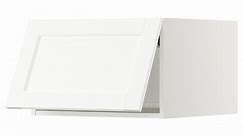 SEKTION top cabinet for fridge/freezer, white Enköping/white wood effect, 61x61x38 cm (24x24x15") - IKEA CA